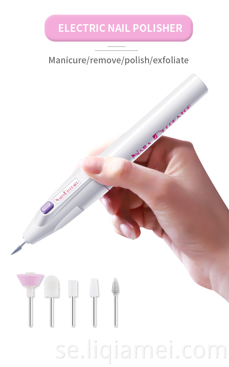 Increases Gloss Eletric Nail Drill